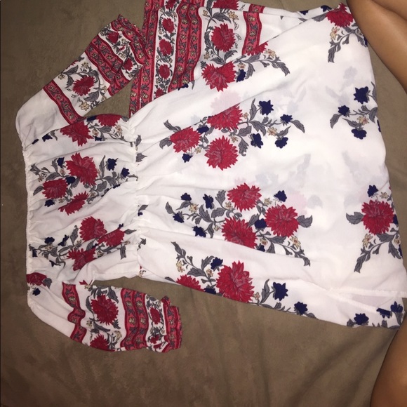 Front slit off the shoulder dress - Picture 1 of 2